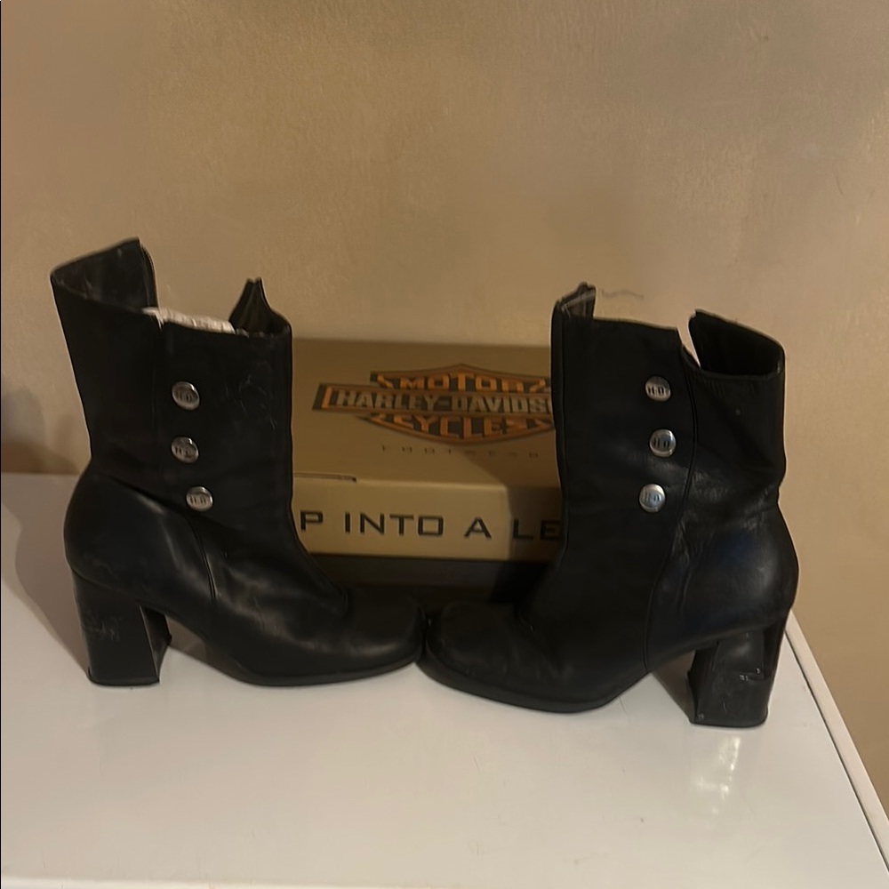 Harley-Davidson Black Combat Moto Boots